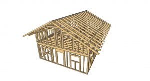 Case prefabbricate in legno - Sistema a telaio